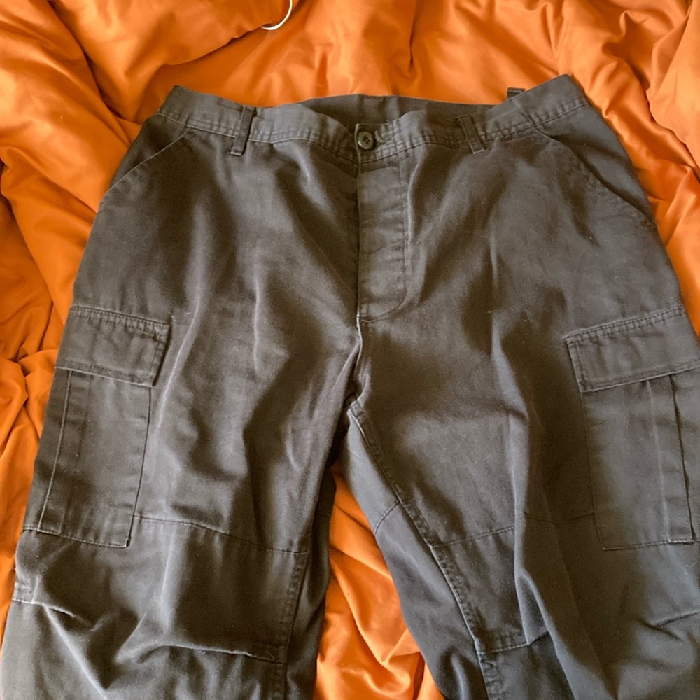 Black Army Grade Work Pants